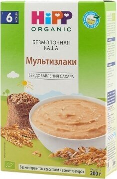 Каша HiPP Мультизлаки безмолочная 200г - фото №3