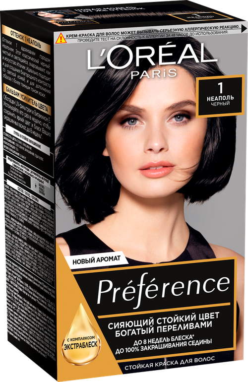 Краска для волос L’Oreal Paris Preference 1.0 Неаполь черный