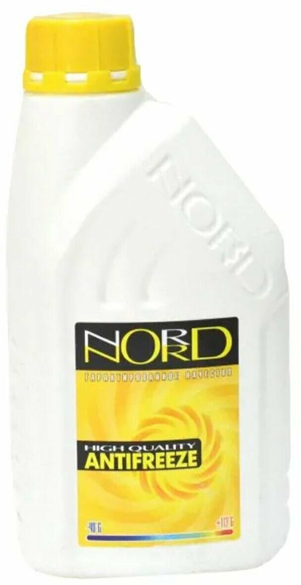 Антифриз NORD High Quality Antifreeze готовый 40C желтый 1 кг NY20409