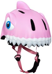 Шлем - Crazy Safety - размер S-M (49 до 55 см) - Pink Shark/розовая акула - защитный - велосипедный - велошлем – детский NEW 2022
