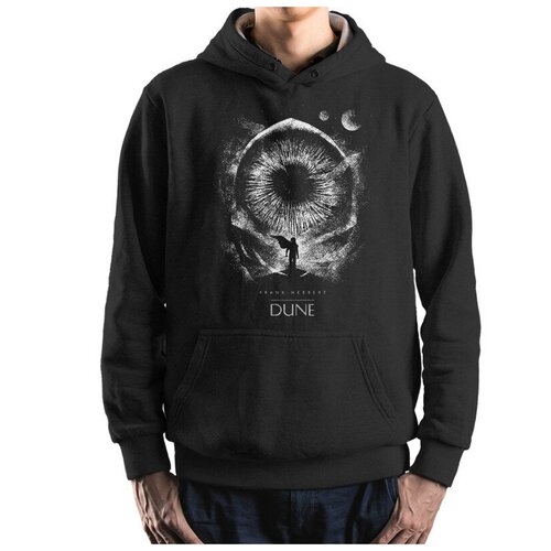 фото Толстовка / худи dream shirts дюна - фрэнк герберт мужской черный 52 размер