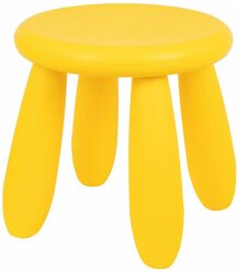 Табурет детский мамонт желтый, от 2 до 7 лет, безвредный пластик, 01.022.01.07.1