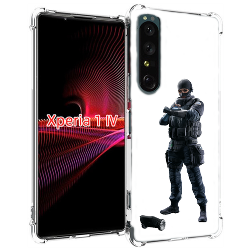 Чехол MyPads Tom-Clancy's-Rainbow-Six-1 для Sony Xperia 1 IV задняя-панель-накладка-бампер чехол mypads tom clancy s rainbow six 1 для nokia g21 задняя панель накладка бампер