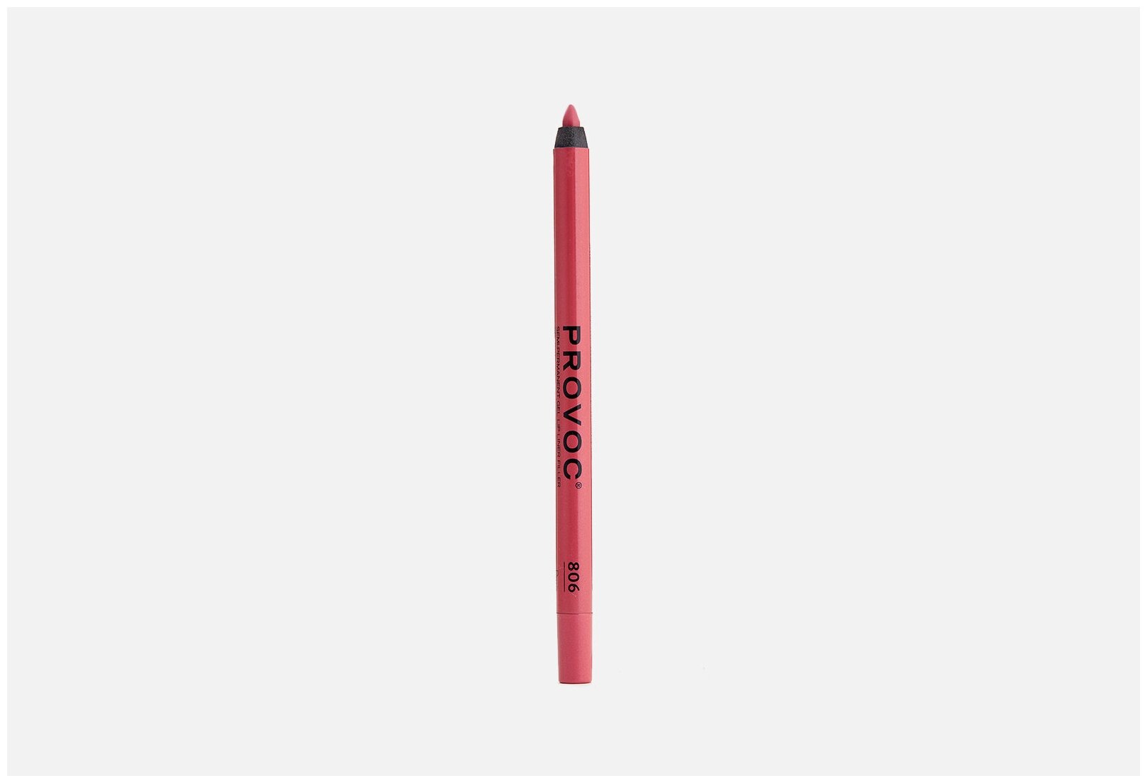 Provoc Gel Lip Liner 806 Roziz Гелевая подводка в карандаше для губ, 1.2г (лилово-розовый нюд)