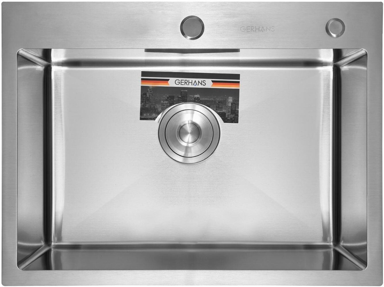 Кухонная мойка из нержавеющей стали Gerhans K36045 (600х450 мм)