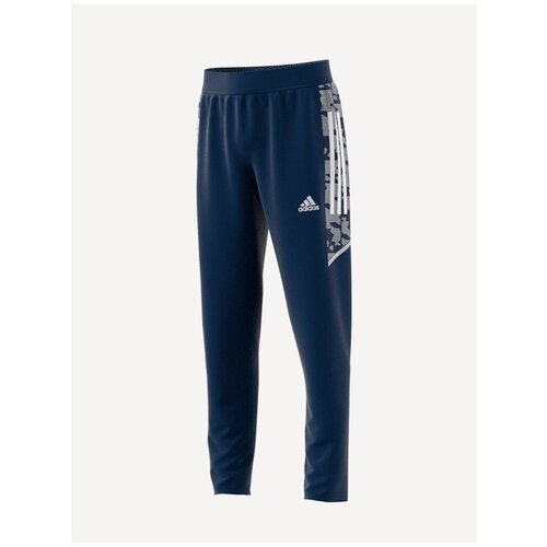 Брюки дет. спорт. GH7132/adidas/(CON21 TR PNT Y)/TEAM NAVY BLUE/WHITE/размер 164