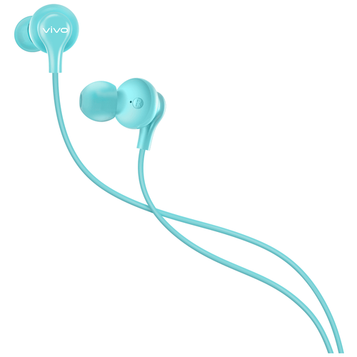 Гарнитура VIVO Color Earphones HP2033, 3.5 мм, голубой (6020091)