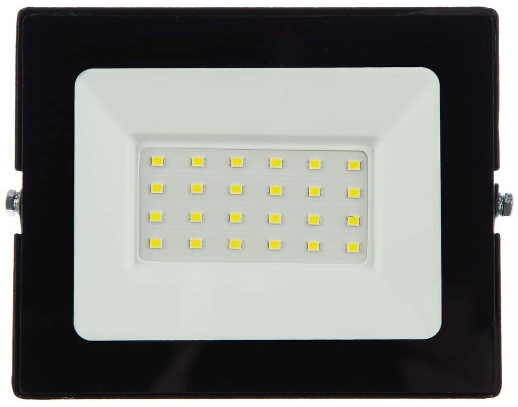 Ultraflash Прожекторы светодиодные LFL-3001 C02 черный LED SMD прожектор, 30 Вт, 230В, 6500К