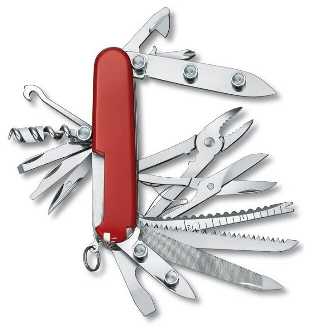 Нож перочинный Victorinox SwissChamp , красный - фото №18