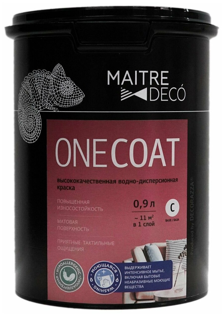 Краска водно-дисперсионная Maitre Deco One Coat