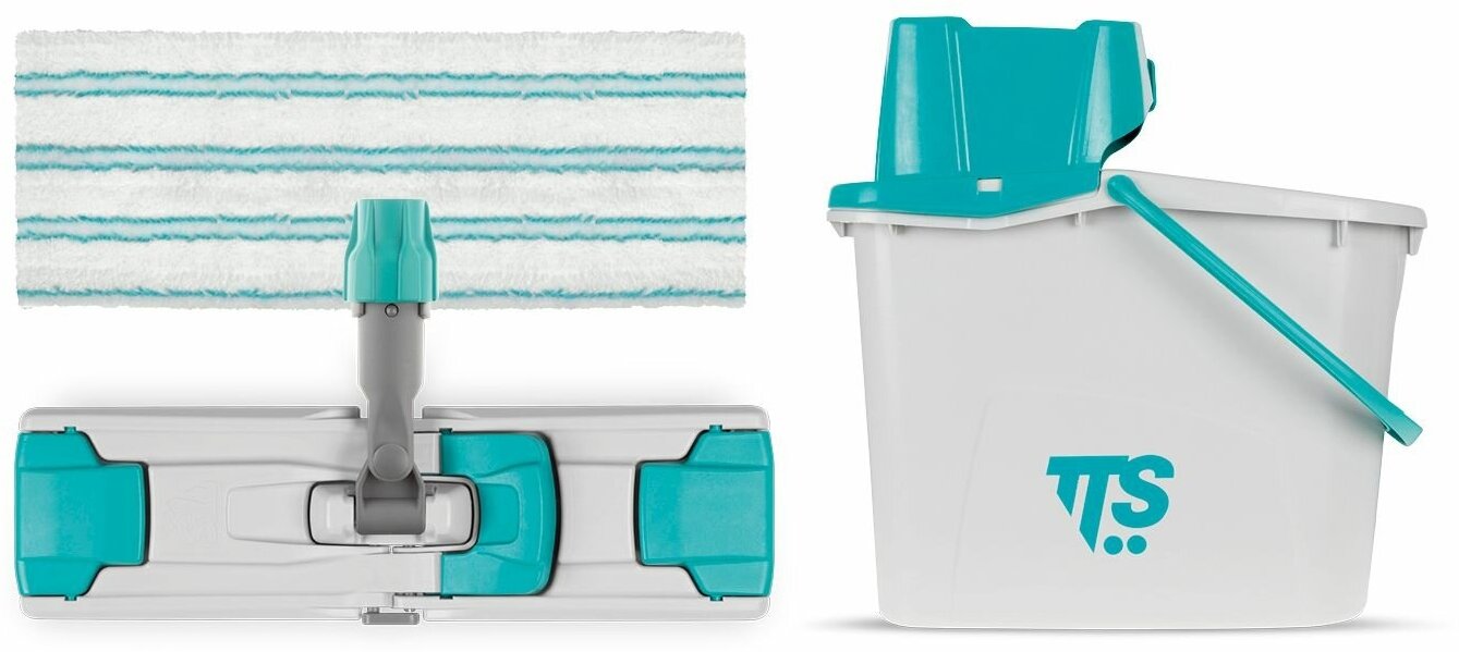 фото Швабра с ведром и насадкой TTS Uni Junior, Италия (арт. 00005075RK01)