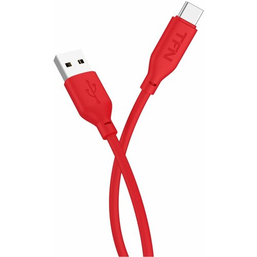 кабель usb type c tfn silicone 1 2m red tfn c sil ac1m rd Кабель USB Type-C TFN silicone 1.2m red (TFN-C-SIL-AC1M-RD)