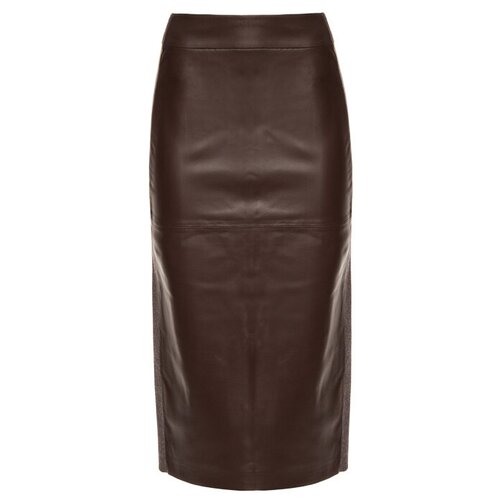 юбка Fabiana Filippi PLD220W272 коричневый+коричневый меланж 40 коричневого цвета