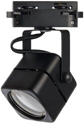 Трековый светильник Feron AL190, кол-во ламп: 1 шт., цвет арматуры: черный, цвет плафона: черный