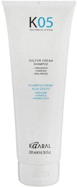 Kaaral Шампунь на основе серы Sulphur Cream Shampoo, 200 мл (Kaaral, ) - фото №6