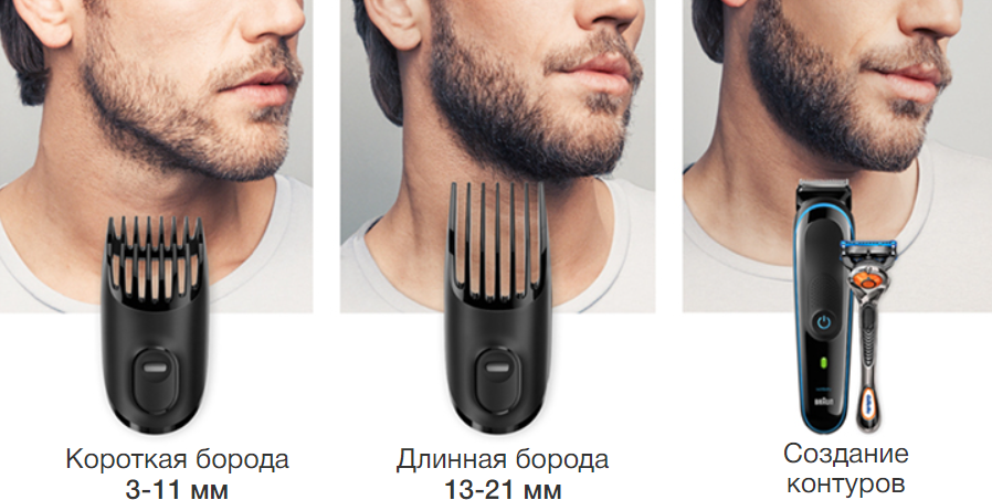 Триммер универсальный Braun MGK7920TS + Бритва Gillette - фото №3