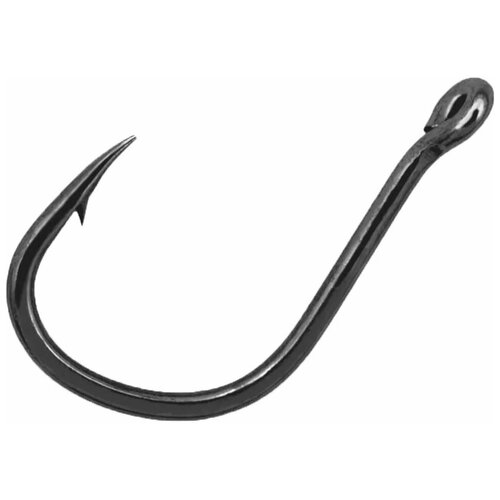 фото Крючки одинарные gurza k-1103 iseama ring bn #12 (10 шт/уп)