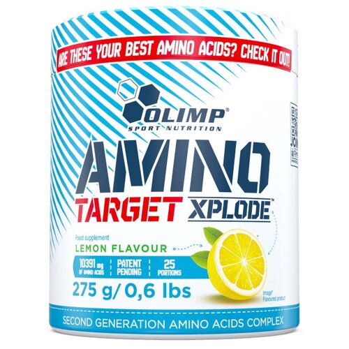 Amino Target Xplode Olimp (275 гр) - Лимон olimp amino eaa xplode powder аминокислоты 520 гр ледяной персиковый чай