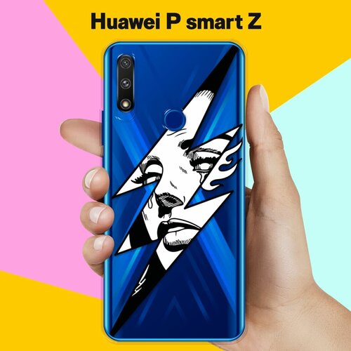 Силиконовый чехол Молния на Huawei P smart Z силиконовый чехол давид на huawei p smart z