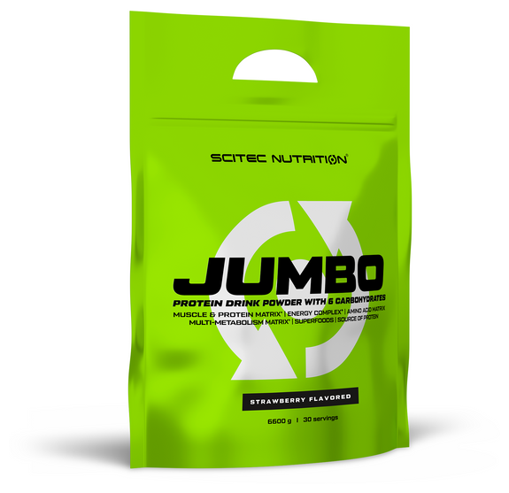 Гейнеры высокоуглеводные Scitec Nutrition Jumbo (6600 г) Клубника