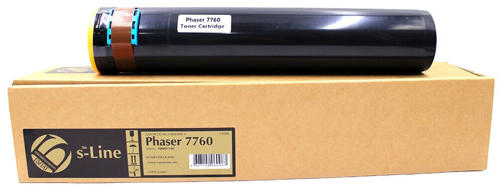 Тонер-картридж булат s-Line 106R01160 для Xerox Phaser 7760 (Голубой, 25000 стр.)