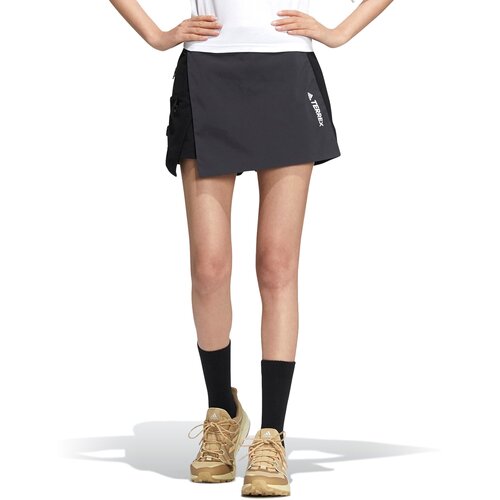 Юбка-шорты adidas Voyager, карманы, размер M INT, черный