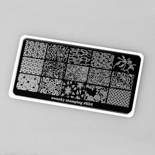 Стемпинг SWANKY STAMPING пластина 024