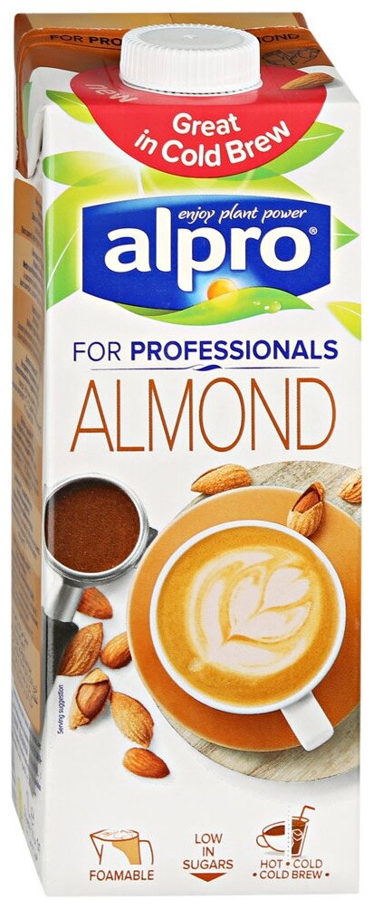 Растительный напиток Alpro Barista, миндальный, 1,2%, 1 л - фотография № 9