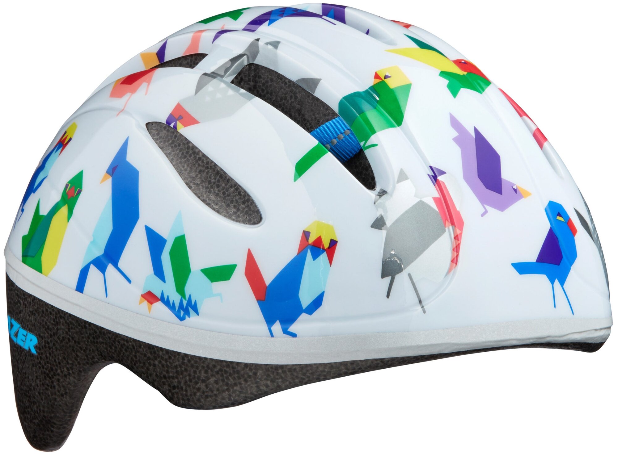Шлем защитный LAZER, Bob, белый/птицы