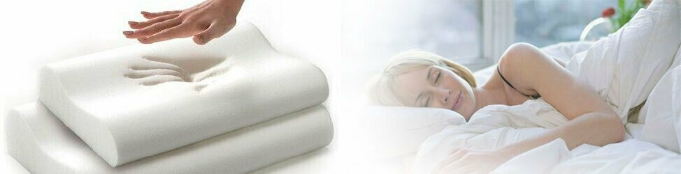 Ортопедическая подушка Comfort Memory Pillow Foam, Латексная подушка с памятью Мэмори Пилоу - фотография № 3