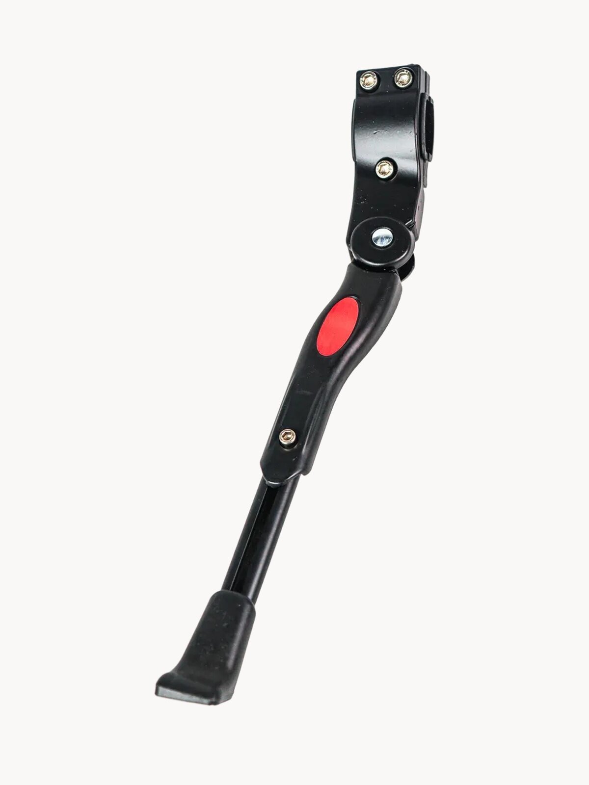 Подножка регулируемая, на перо, 30-35см алюминий, черный