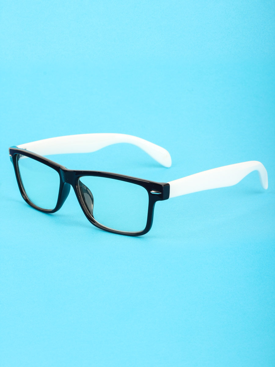 Компьютерные очки BOSHI 2133 Черные Белые / Имиджевые очки
