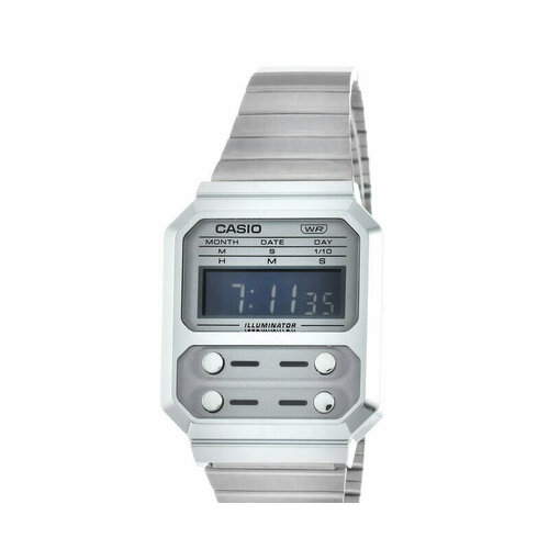 фото Наручные часы casio, серебряный