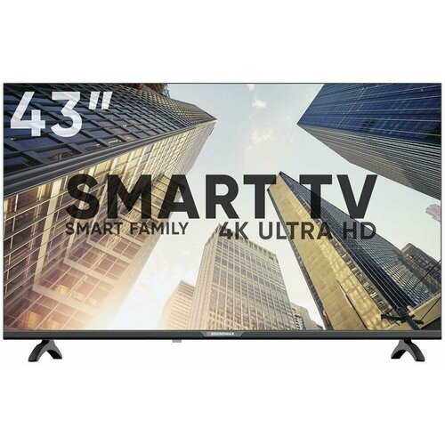 Телевизор Soundmax SM-LED43M01SU (черный) телевизор jvc lt 43m790 43 4k uhd smart tv android wi fi черный