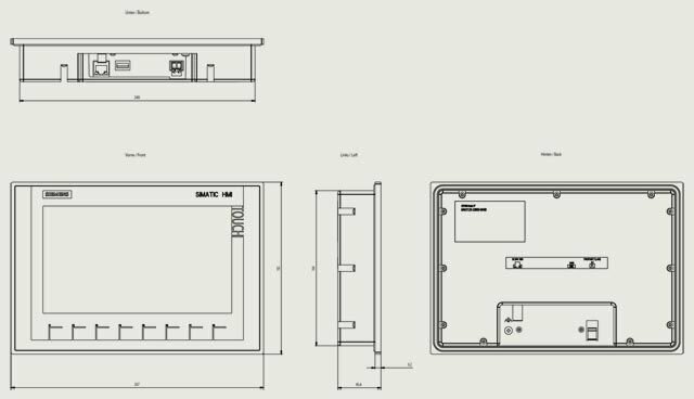 6AV2123-2JB03-0AX0 Панель оператора SIMATIC HMI KTP900 BASIC — фото 2