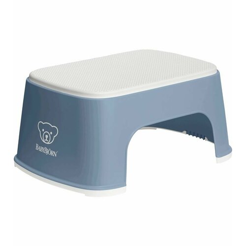 Стульчик-подставка BabyBjorn Step Stool Deep Blue/White