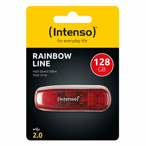 Флеш-накопитель (Intenso) Rainbow Line USB-A 2.0 128 GB (Germany)