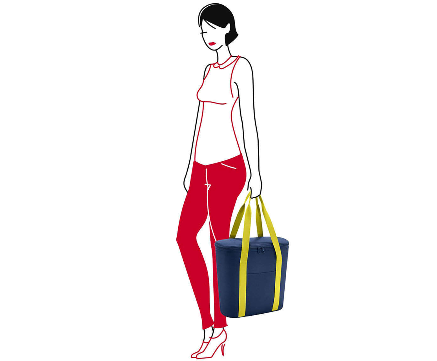 Термосумка Thermoshopper Reisenthel синяя - фото №4