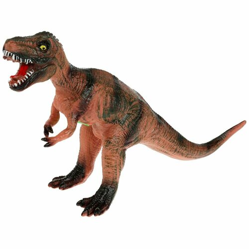 Игрушка пластизоль Динозавр монолопхозавр, звук Играем Вместе 1907Z930-R игрушка пластизоль динозавр тиранозавр 32х11х23 см звук играем вместе zy1025387 ic