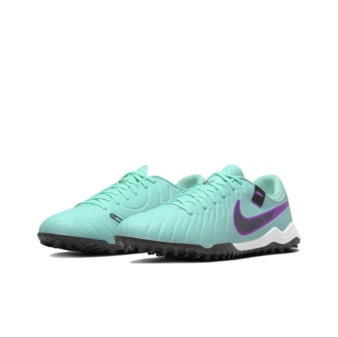 Шиповки NIKE Tiempo Legend 10 Academy TF, размер 8 US, бирюзовый