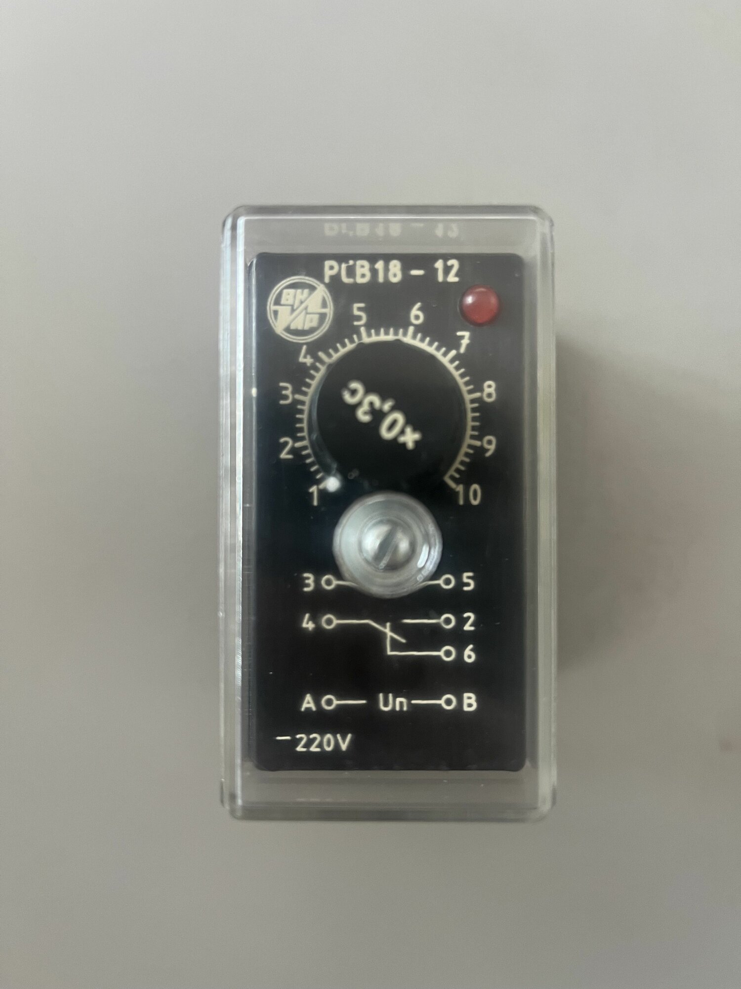 Реле времени РСВ-18-12Р A8120-77130599. 3-30с 220В 50Гц