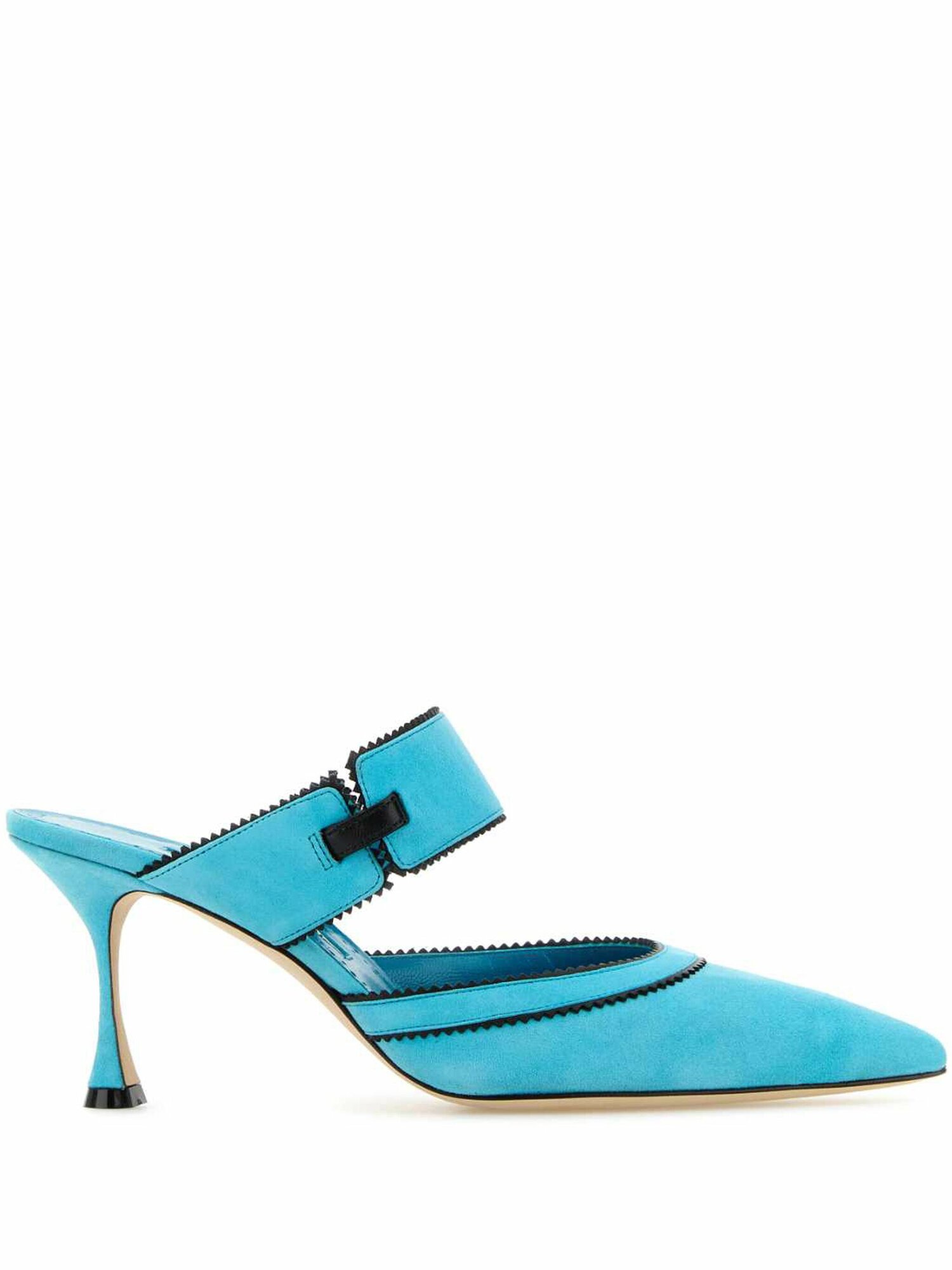 Мюли Manolo Blahnik Brontiamusa, размер 37 IT, синий