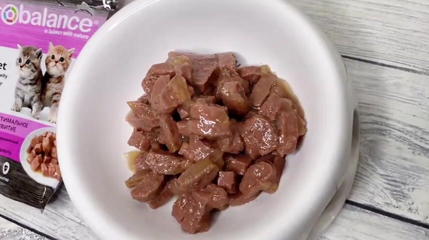 Корм влажный консервированный полнорационный ProBalance Kitten 1'st Diet для котят с кроликом в желе, пауч, 85г х 28шт — фото 1