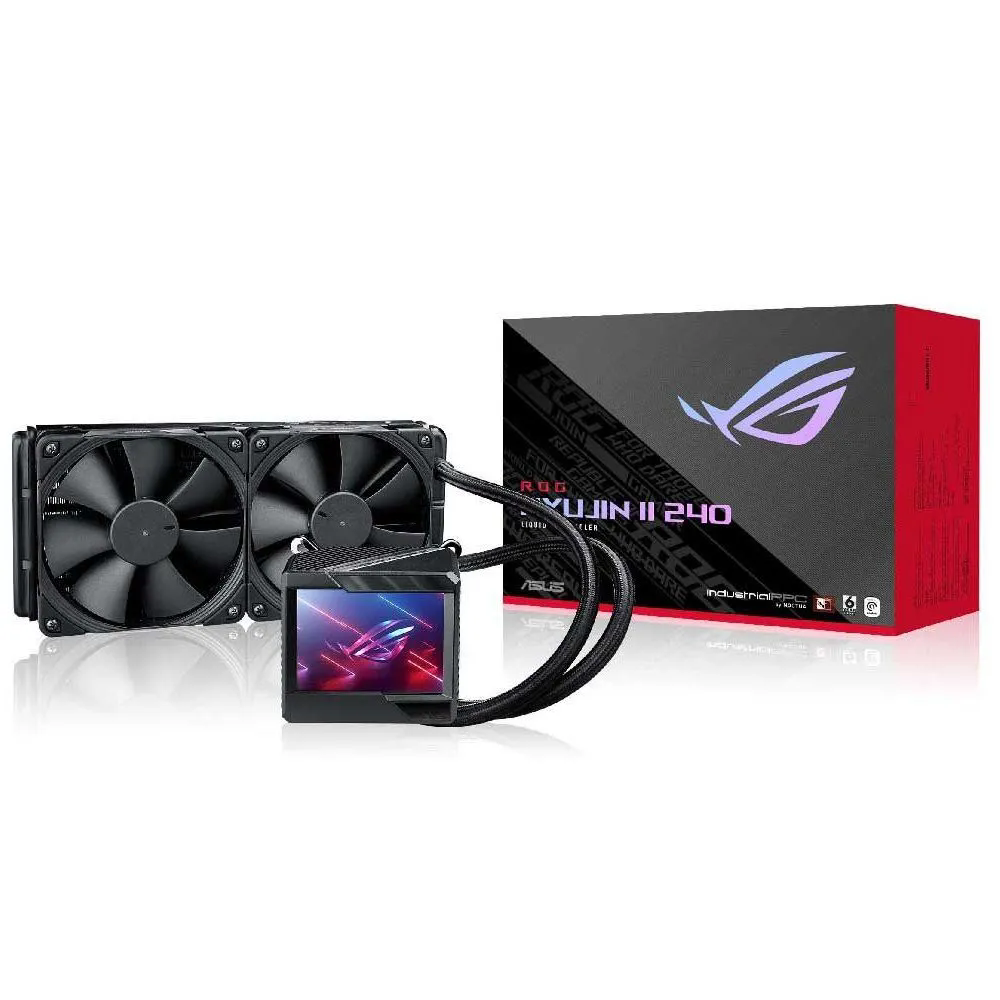 Система охлаждения жидкостная ASUS 90RC00A1-M0UAY2 LGA1700/1200/115x/AM5/AM4/TR4 (2*120mm fan, 600-2200rpm, 70.07 CFM, 36.45 dB - фото №12