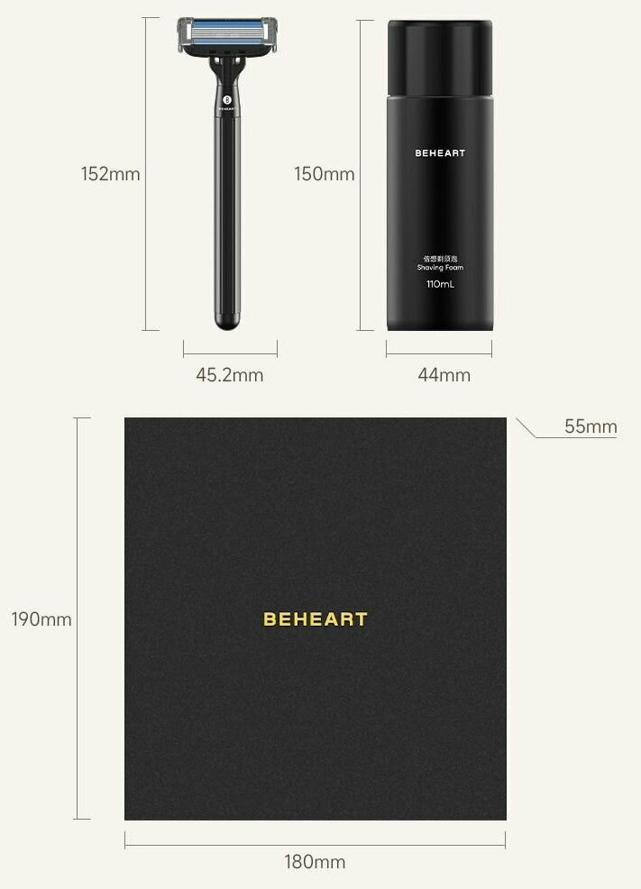 Изображение Бритвенный станок Beheart Magnetic 5-Layer Manual Shaver S500 (Standart edition)