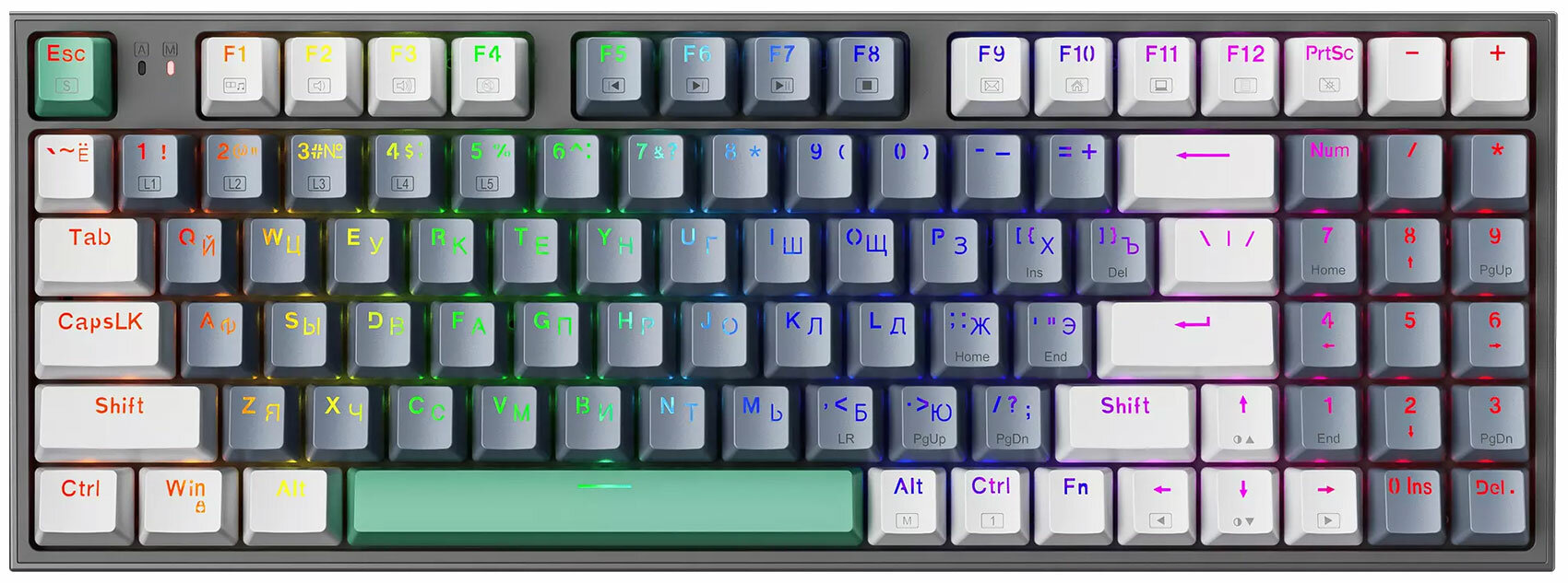 Клавиатура игровая проводная Machenike K500-B94 Moonstone SE (JJ02G000FRU)