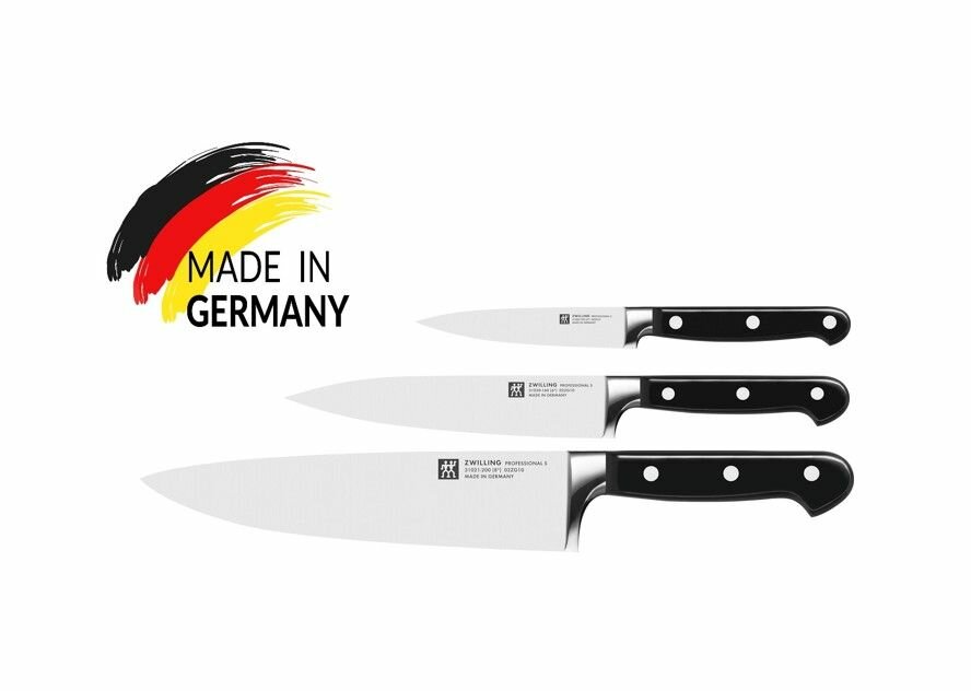 Набор кухонных ножей Zwilling Professional S 3 предмета