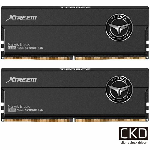 Оперативная память Teamgroup T-Force Xtreem 48GB 2x24GB DDR5-8400 CUDIMM FFXD548G8400HC42BDC-CU01 30920₽