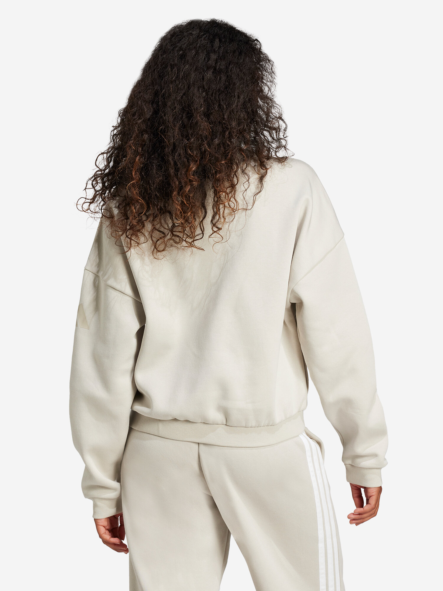 Толстовка спортивная adidas, размер S, , молочный — фото 1