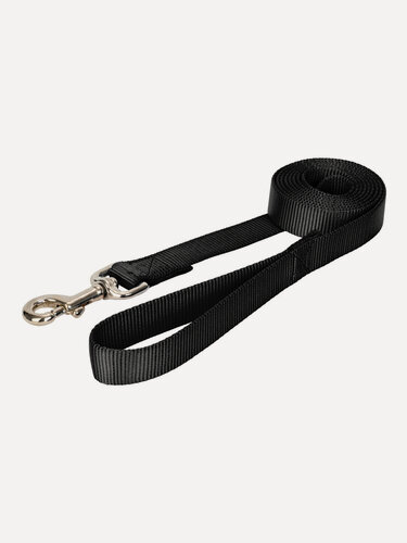 Изображение товара Поводок для собак с карабином Zoo One, ширина 25 мм, длина 2 м (чёрный), 73-0877